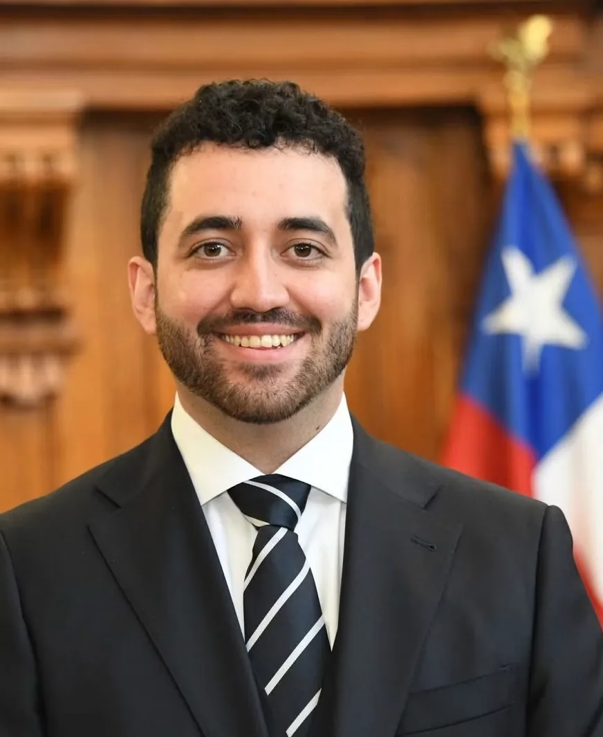 Retrato del abogado Gonzalo Moya Chelén